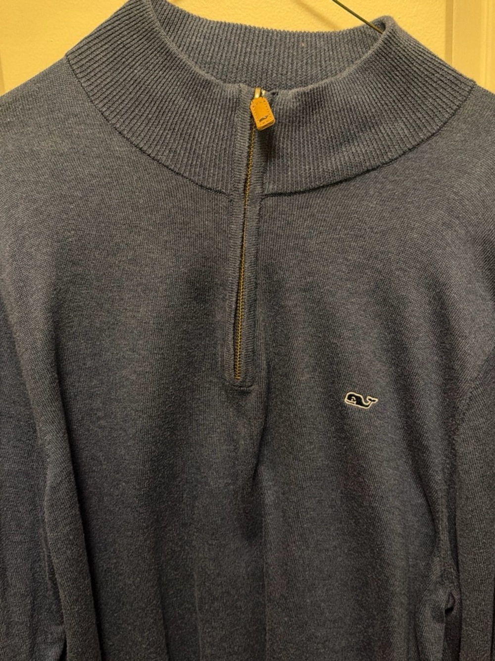 Vineyard Vines Men's Half-Zip Sweater - Charcoal Blue